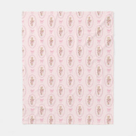Rosa Nutcracker Ull Throw Blanket Fleecefilt