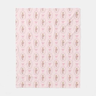 Rosa Nutcracker Ull Throw Blanket Fleecefilt