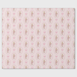 Rosa Nutcracker Wrapping Papper Presentpapper