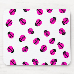 Rosa Nyckelpiga Mousepad Musmatta