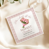 Rosa Nyutkommen på marknaden country Bröllopsdusch