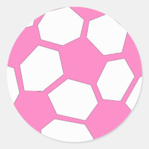 Rosa Ocer Ball Runt Klistermärke