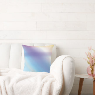 Rosa och Abstrakt av blå Lila och Gult Art Pillow Kudde