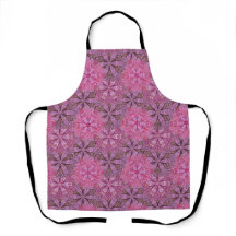 Rosa och blå färgglad mandala-mönster
