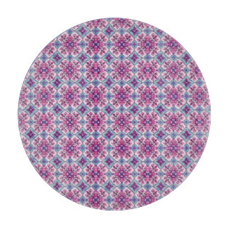 Rosa och Blå Kakeldesign