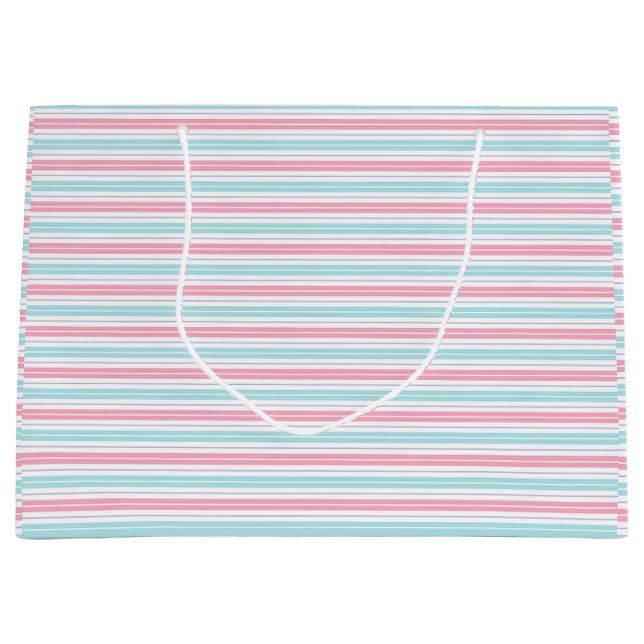 Rosa och blå pastel rand (Framsidan)