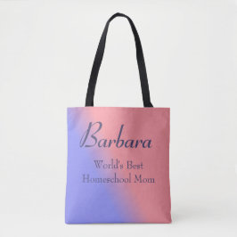 Rosa och Blå världens bästa hemskola Mamma Tygkasse