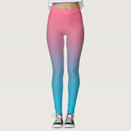 Rosa- och bläckstrålerör leggings
