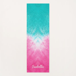 Rosa- och blåfärgningsfärg med Mandala Sway i Stil