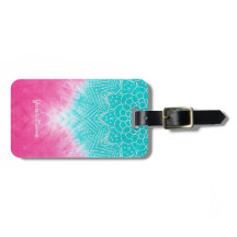 Rosa- och blåfärgningsfärg med Mandala Sway i Stil