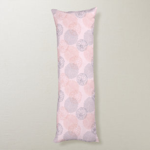 Rosa och blåhalias Reversible Long Decor Pillow Kroppskudde
