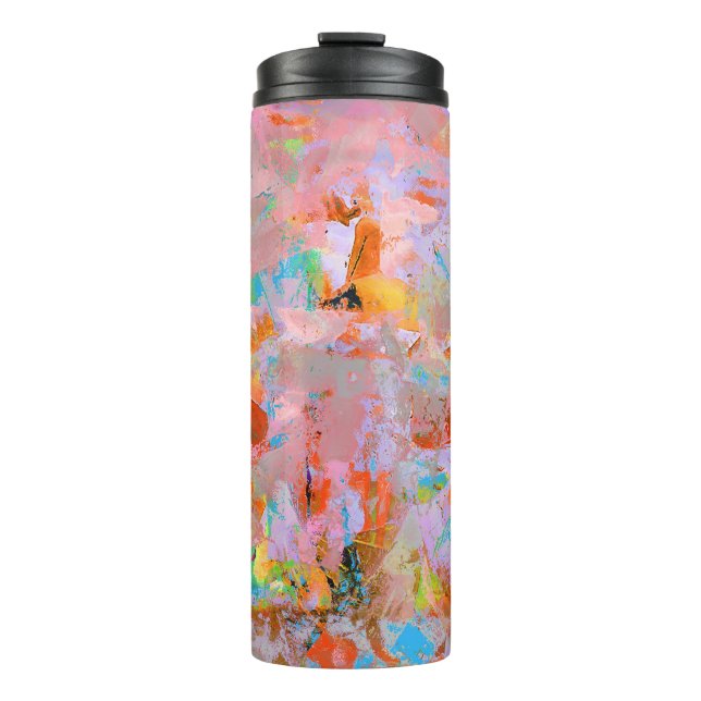 ROSA- OCH BLÅSKÄRPNING AV ABSTRAKT (Framsida)