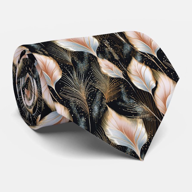 Rosa och blått pampasgräs Glitter Slips (Rullad)