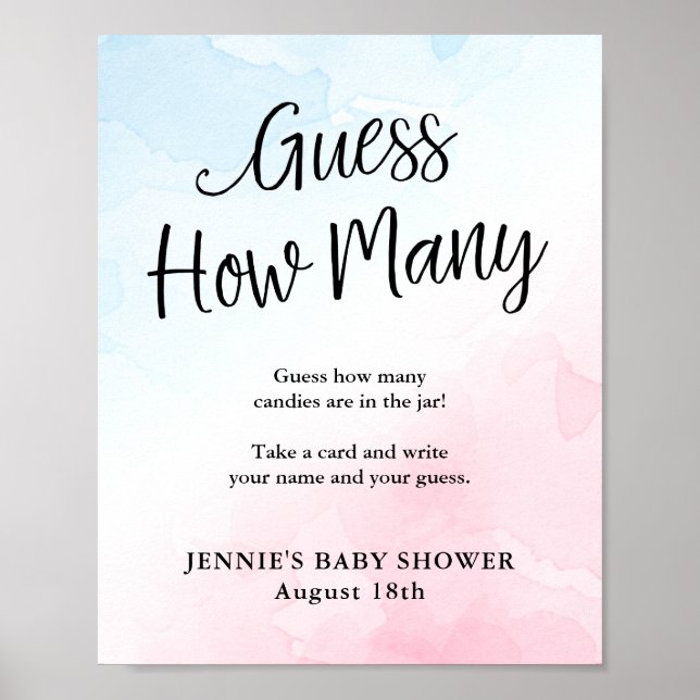 Rosa och blått skript anger hur många Visningar av Poster (Framsidan)