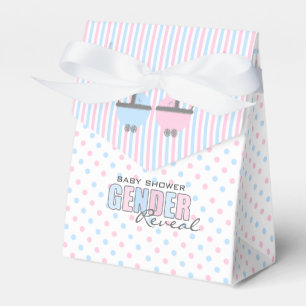 Rosa- och blåttgenderAvslöja-Baby dusch Presentaskar