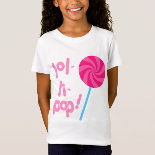 Rosa- och blåttklubba tee
