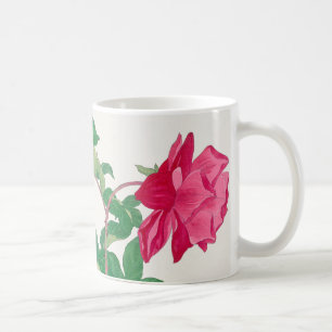 Rosa och Blek Orange Ro Flowers Kaffemugg