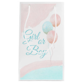 Rosa och Blue Balloons Boy eller Girl Gender Revea