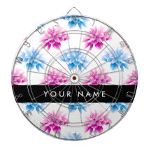 Rosa och Blue Dahlia, Blommönster, ditt namn