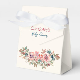 Rosa- och Blue Modern Baby Shower Presentaskar