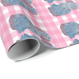 Rosa och Blue Staffordshire Hundar Presentpapper