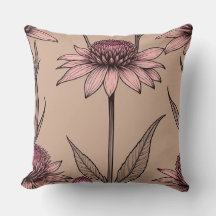 Rosa och Brown Wildblommor