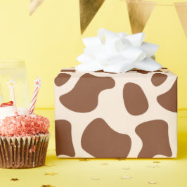 Rosa och brun cellutskrift presentpapper