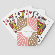 Rosa och brun Personlig