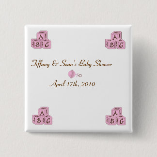 Rosa- och bruntbabykvarter knapp