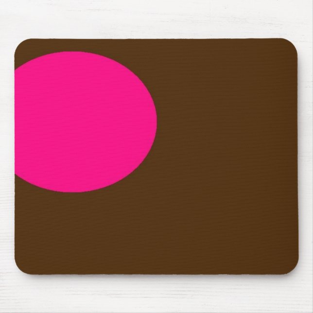 rosa- och bruntmousepad musmatta (Framsidan)