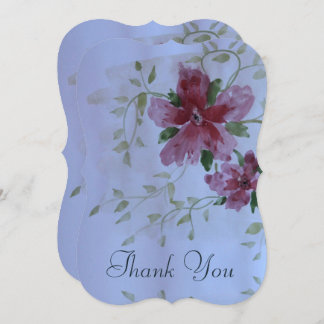 Rosa och Burgundy Inbjudningar