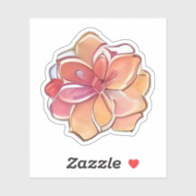 Rosa och Cream Flower