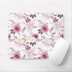Rosa och Cream Ro Mousepad Musmatta