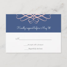Rosa och Denim Blue, Elegant Flourations Bröllop
