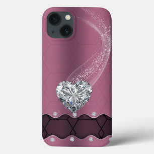 Rosa och Diamond Case-Mate iPhone-fodral
