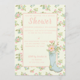 Rosa och Elfenbenskustens Möhippa Boot Inbjudningar