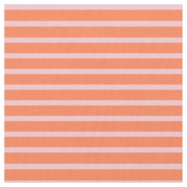 Rosa och Färgad i koraller, utarmat Mönster Tyg (Närbild)