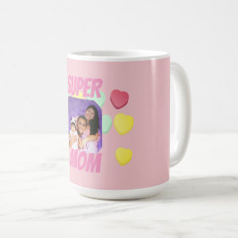Rosa och färgämnen vid toppen Mamma | MORS DAG Kaffemugg