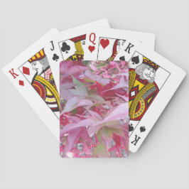 Rosa och försäljning Höst löv Casinokort