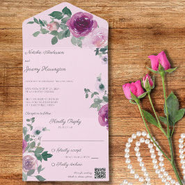 Rosa och Fuchsia Ro om Rosa QR-kod