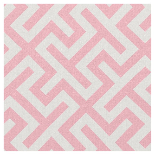 rosa och geometrisk mönster för Chic och vit abstr Tyg (Närbild)