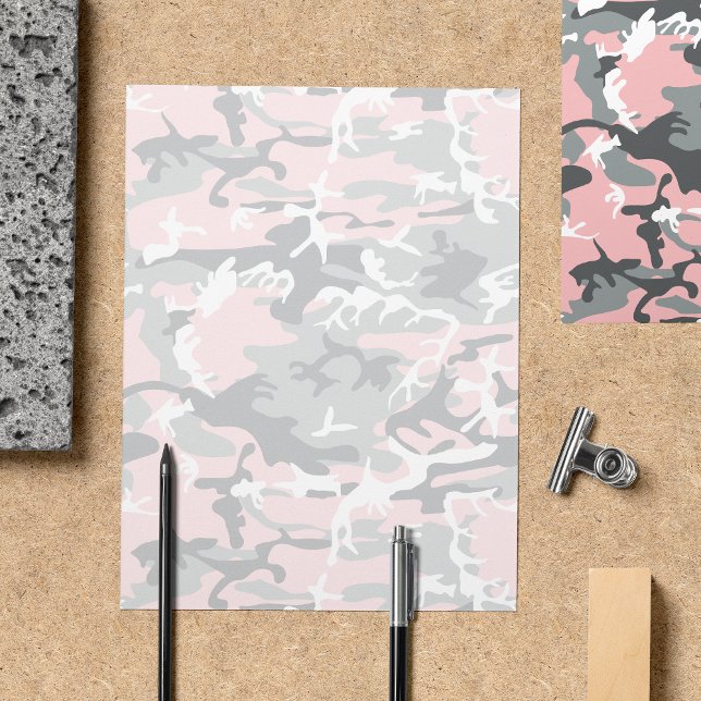 Rosa och grå kamouflage, kamouflage, militär, armé reklamblad (Skapare uppladdad)