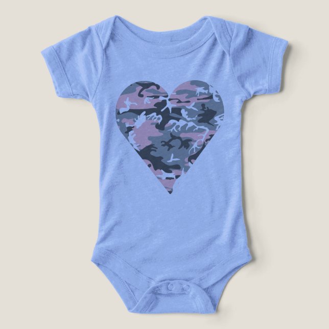 Rosa och grå kamouflage, militär, armé t shirt (Design Framsida)