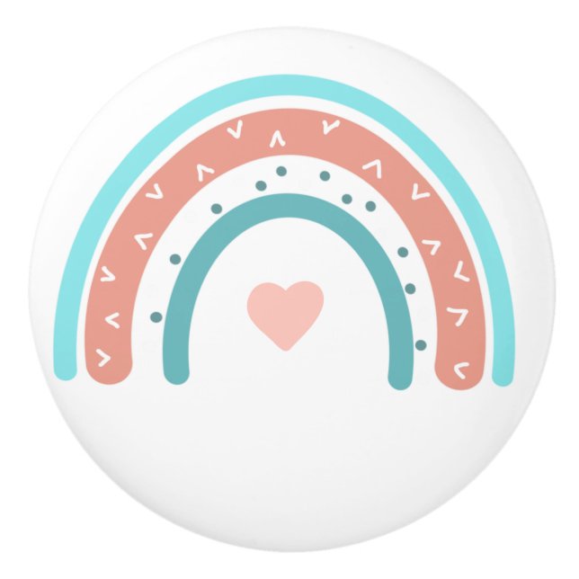 Rosa och gråt regnbåge knopp (Framsidan)