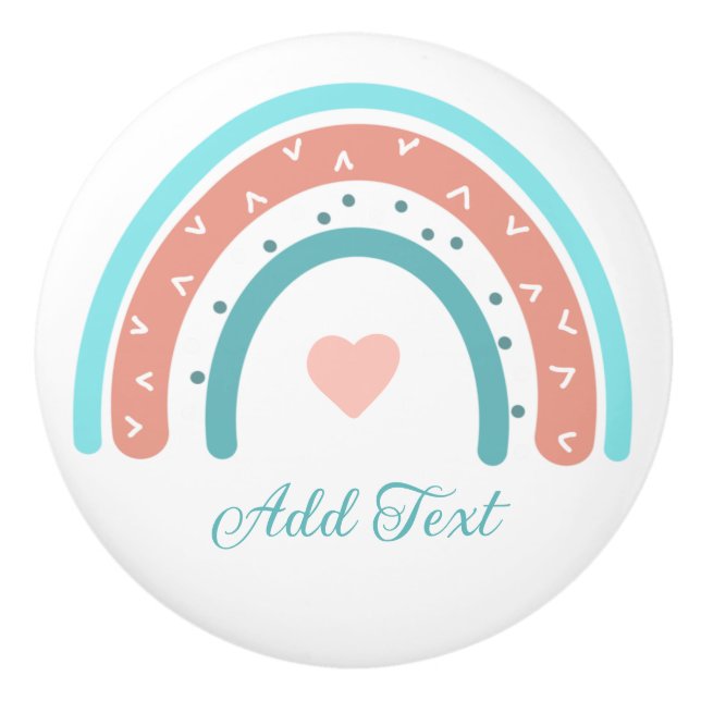 Rosa och gråt regnbåge knopp (Framsidan)