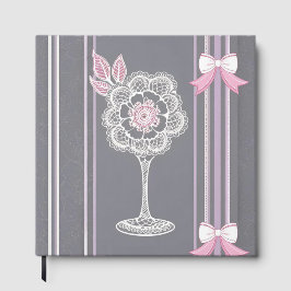 Rosa och Grått AI-konst Gästböcker