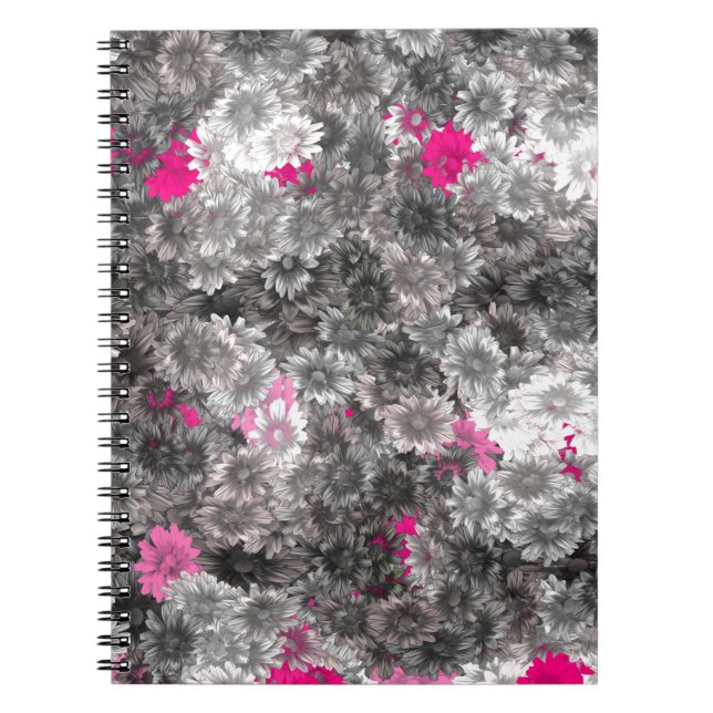 Rosa och Grått Anteckningsbok (Framsidan)