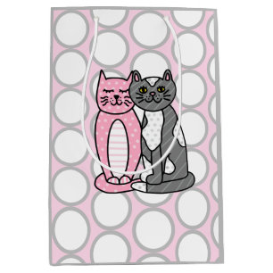 Rosa och Grått Cudely Cute Kattunge
