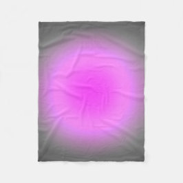 Rosa och Grått Focus Fleecefilt