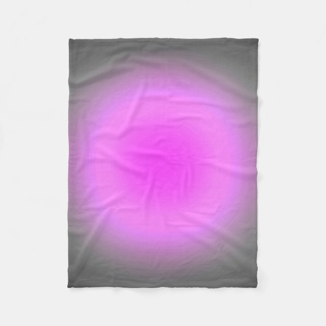 Rosa och Grått Focus Fleecefilt (Framsidan)